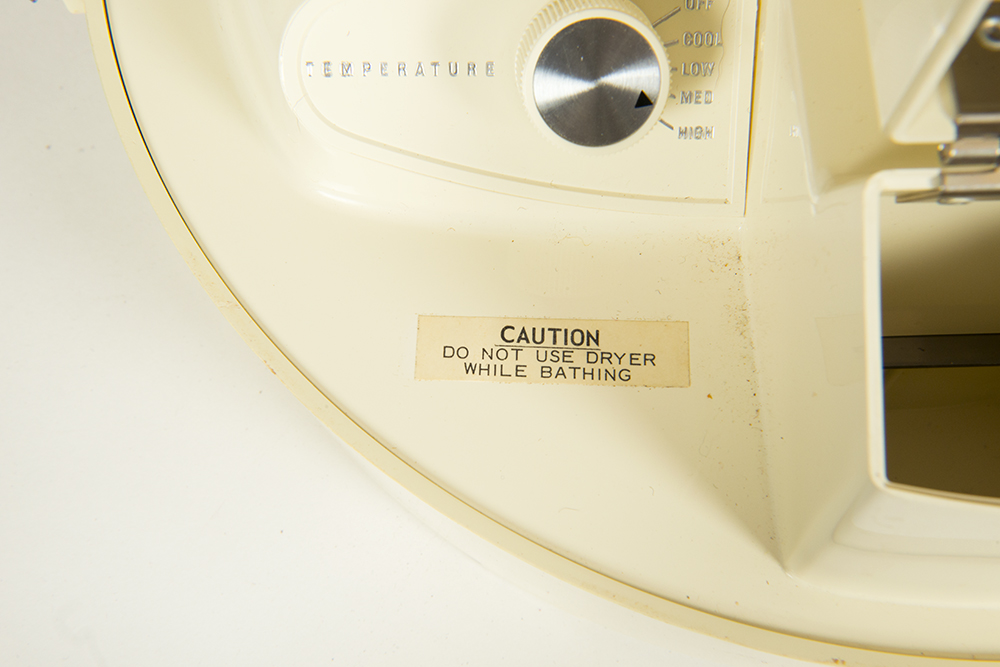 Two Vintage Hair Dryers Bowman Body Shaper