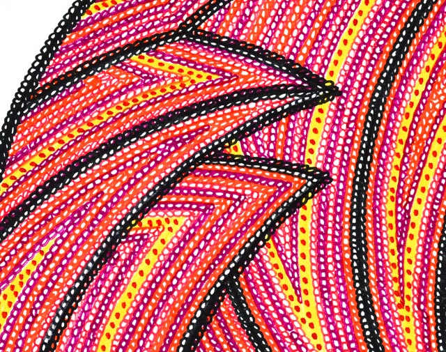 Original Margaret Wenstrup Abstract Marker Drawing