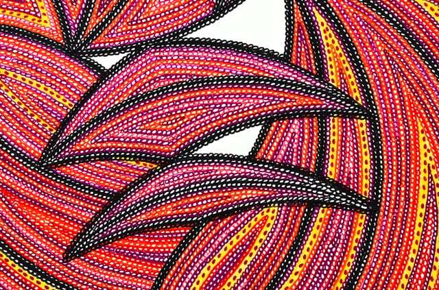 Original Margaret Wenstrup Abstract Marker Drawing