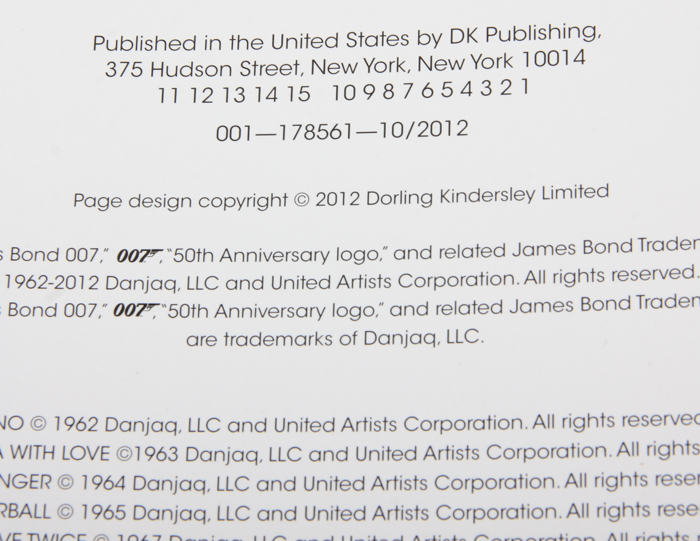 "James Bond: 50 Years of Movie Posters" Book