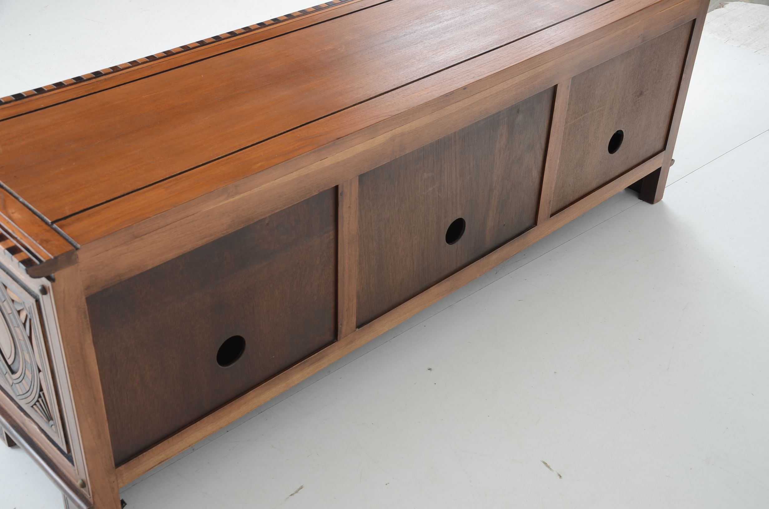 Arhaus "Lisbon" Walnut Entertainment Center