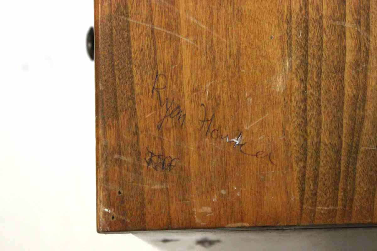 Vintage Wooden Five Drawer Dresser