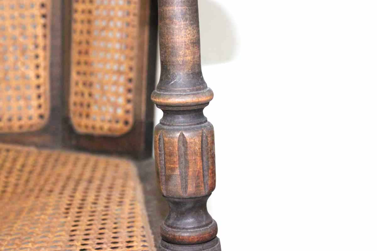 Vintage Walnut Rocking Chair