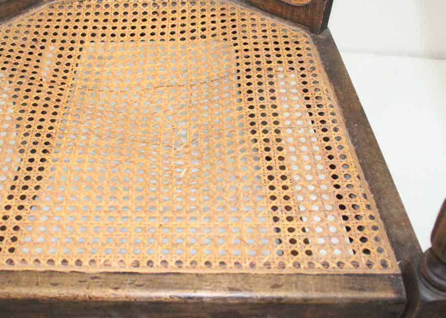 Vintage Walnut Rocking Chair