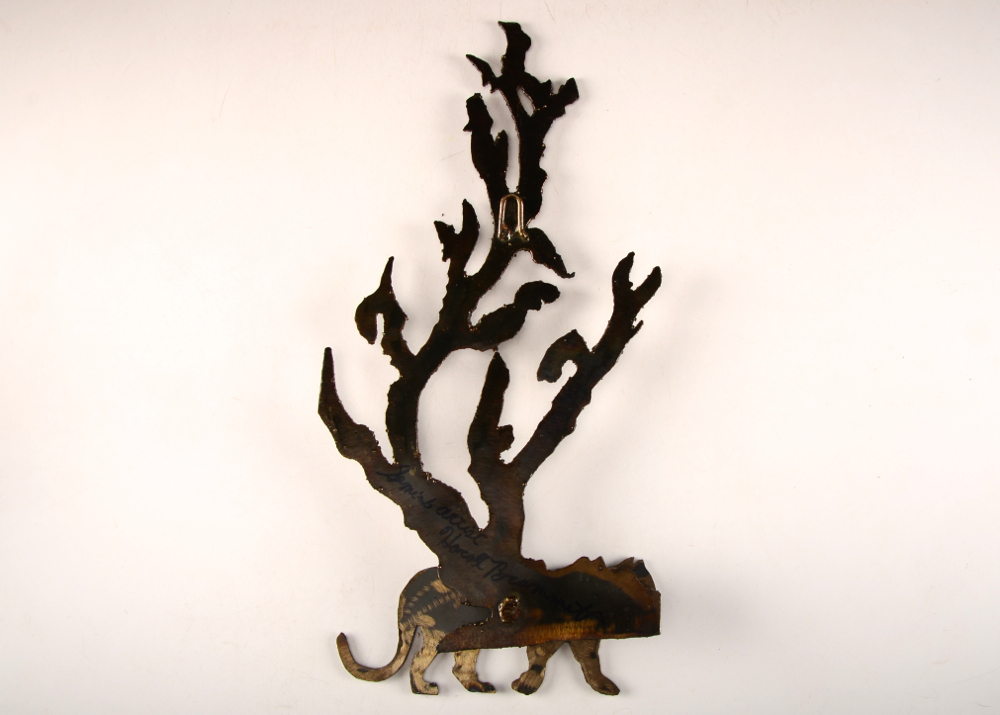 Original Harold Brummett Seminole Brass Sculpture