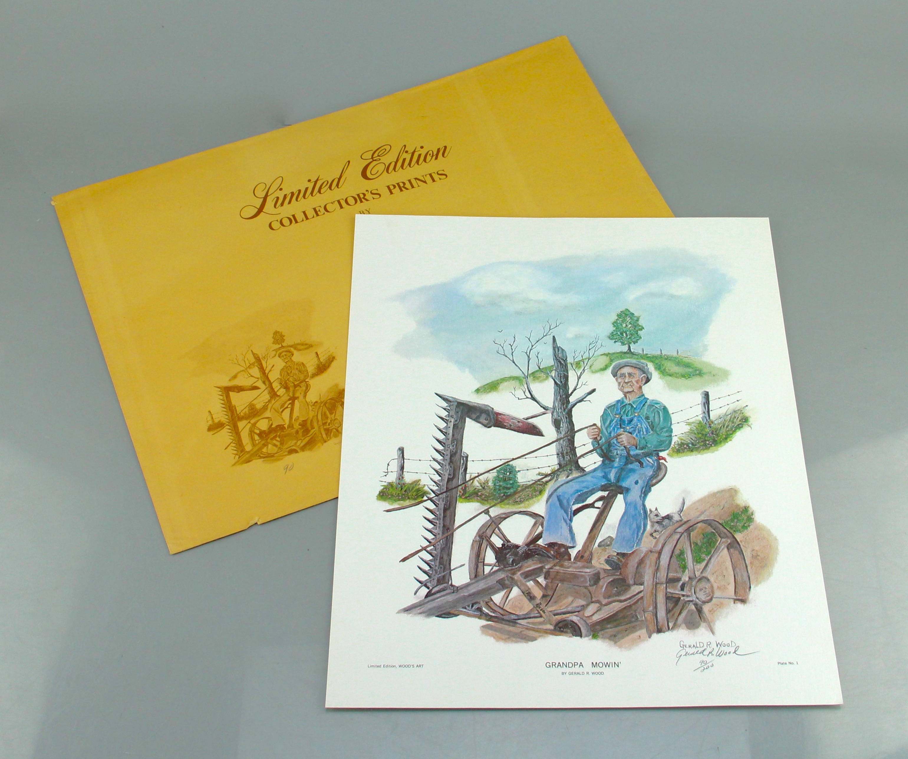 Pair of Vintage Prints by Gerald R. Wood, Glasgow, Kentucky