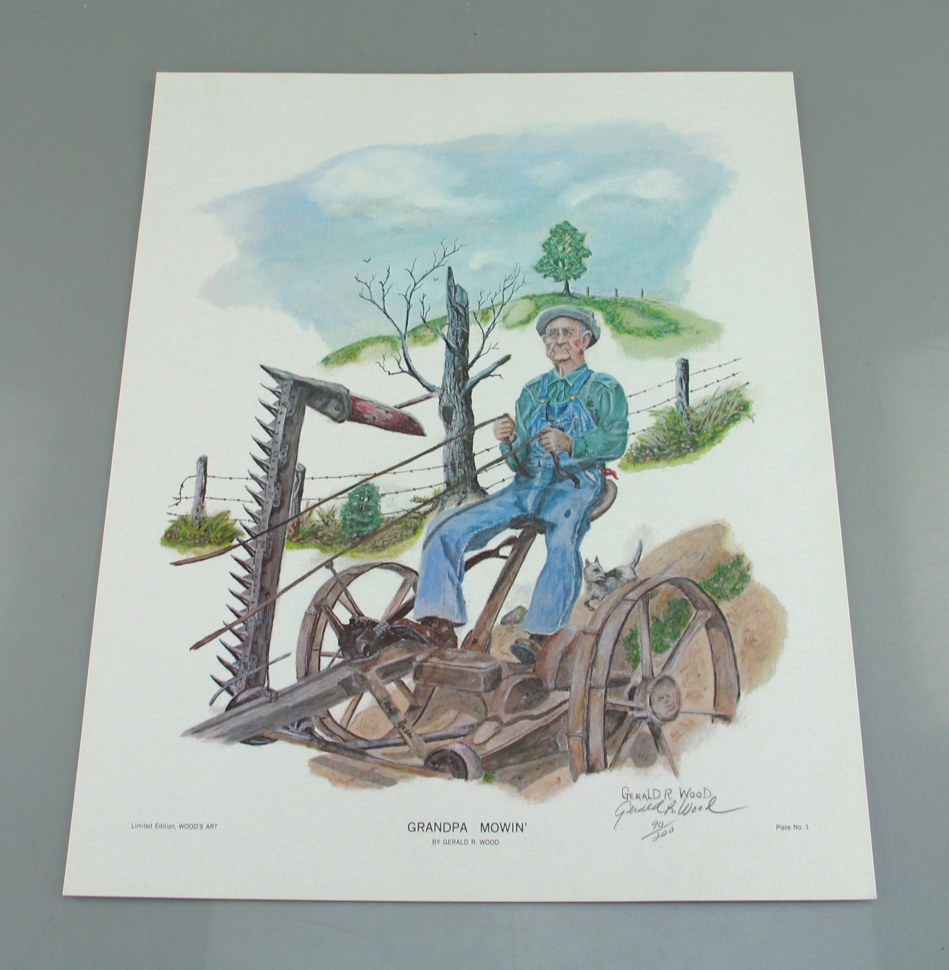 Pair of Vintage Prints by Gerald R. Wood, Glasgow, Kentucky