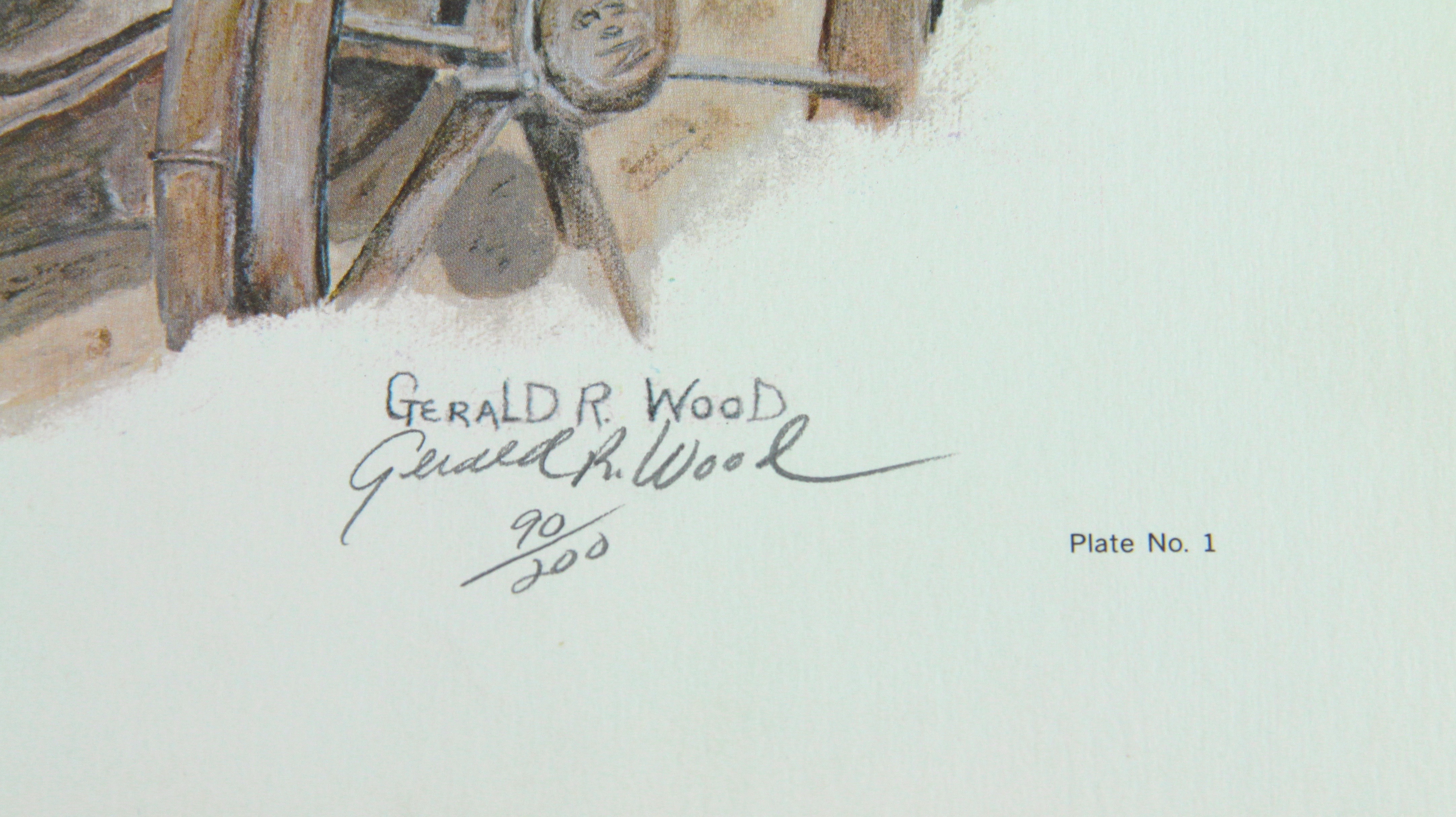 Pair of Vintage Prints by Gerald R. Wood, Glasgow, Kentucky