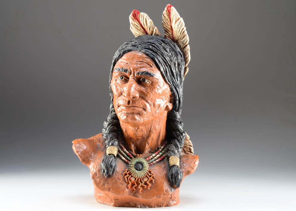 Vaughn Kendrick Native American Bust