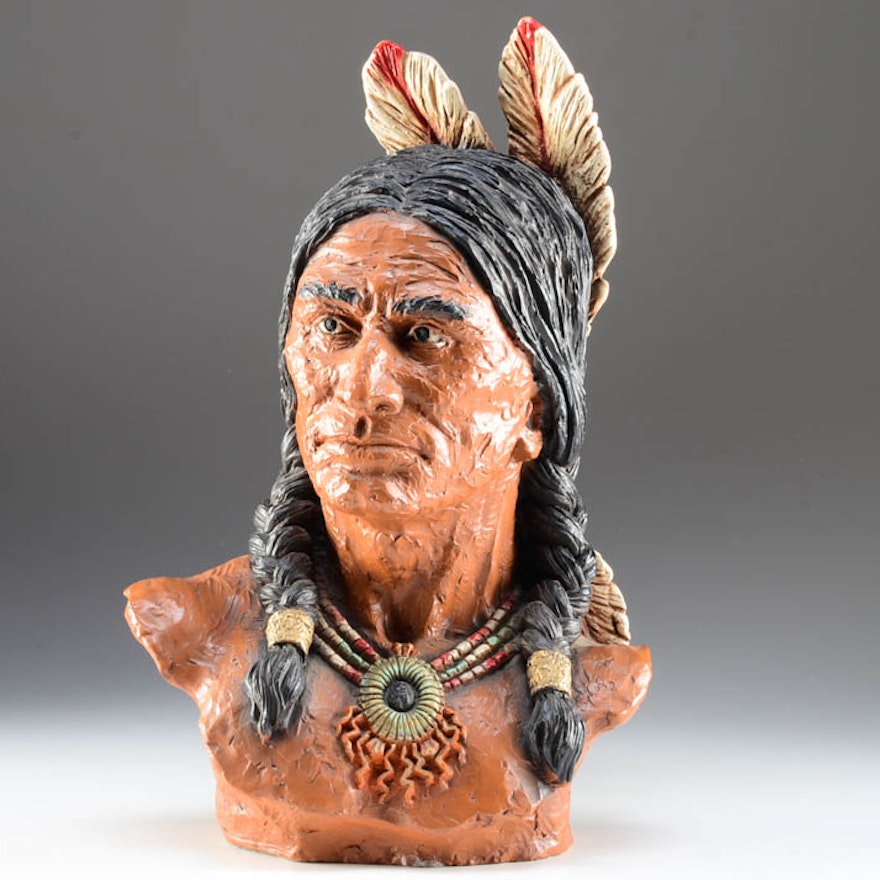 Vaughn Kendrick Native American Bust