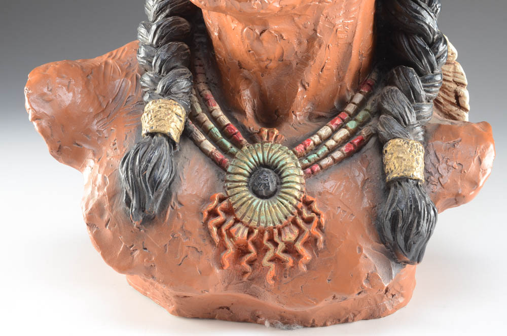 Vaughn Kendrick Native American Bust