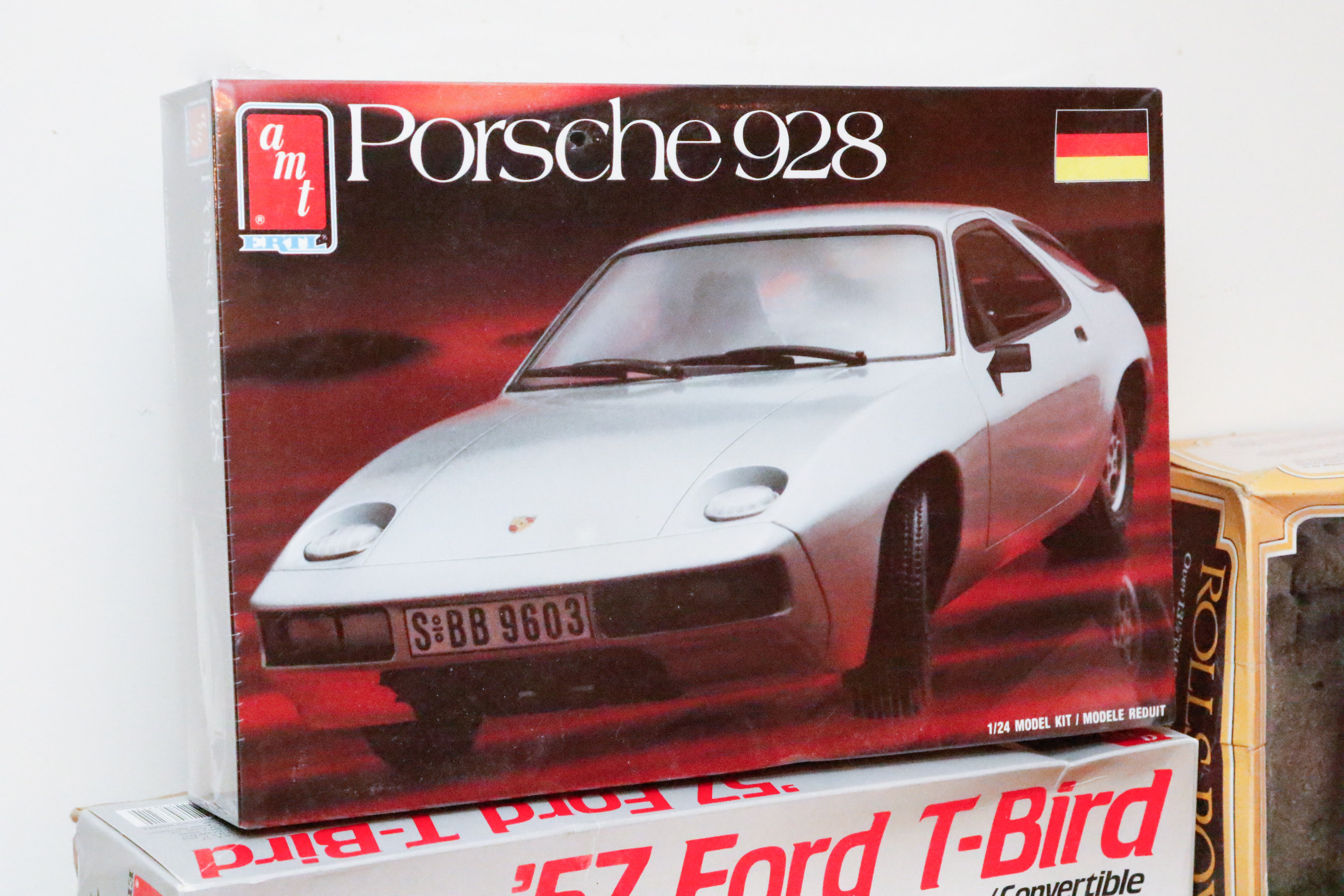 Collection of Unassembled Vintage Model Cars