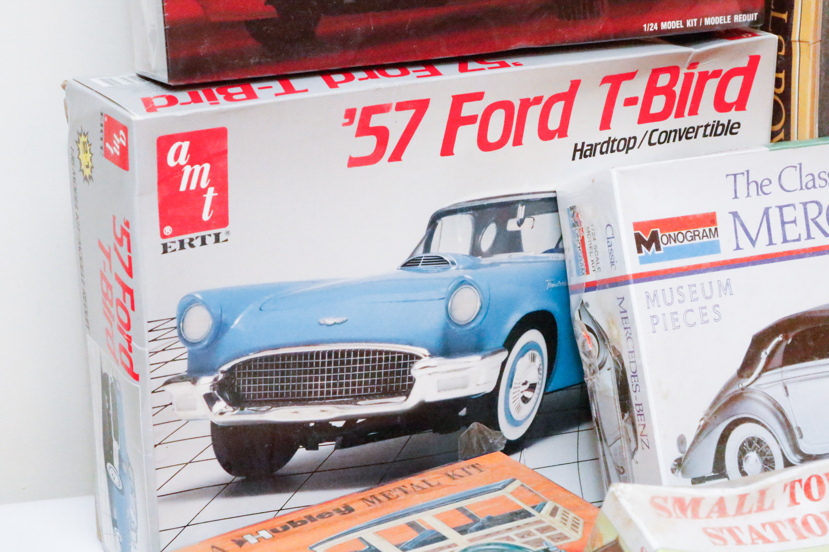 Collection of Unassembled Vintage Model Cars