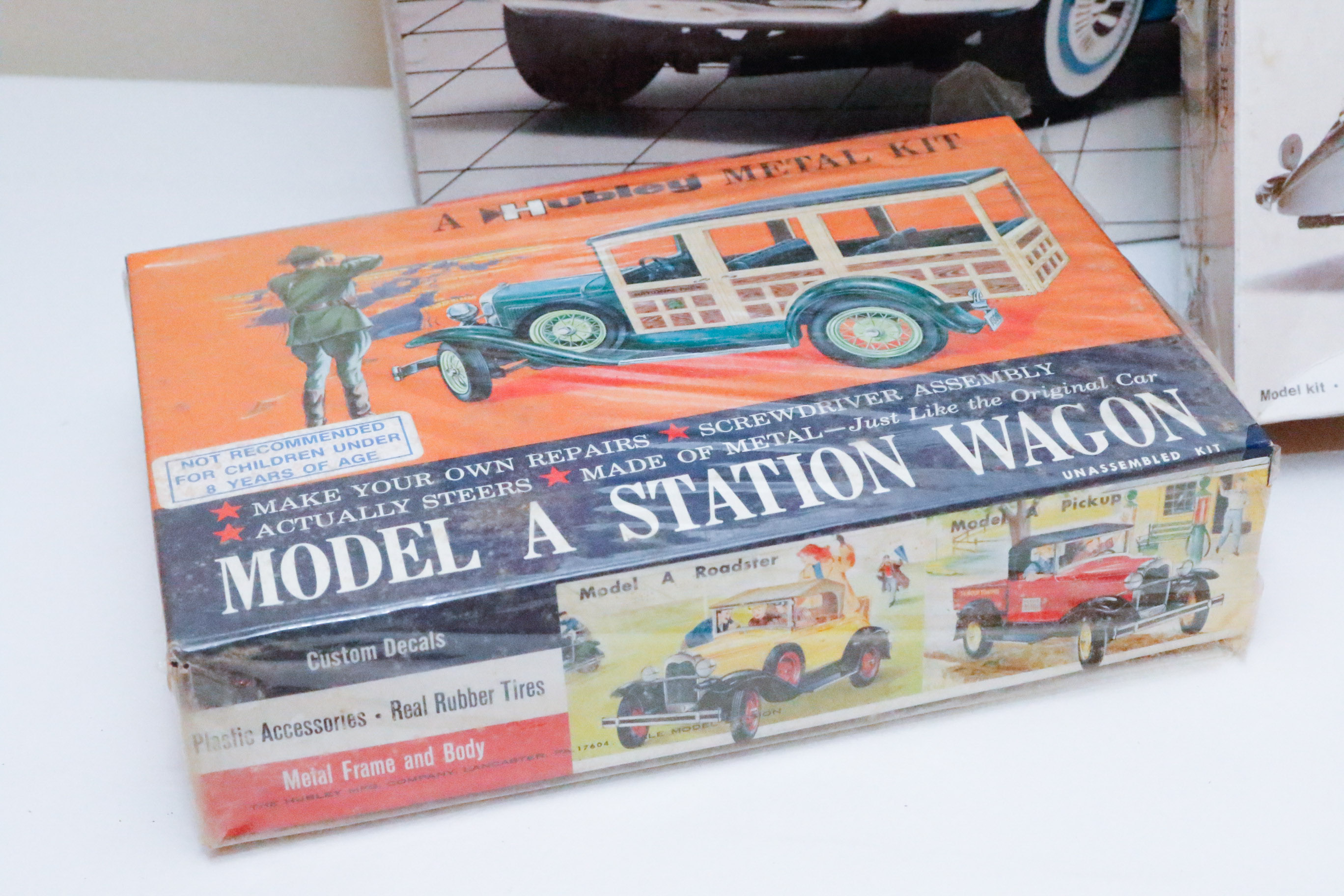 Collection of Unassembled Vintage Model Cars
