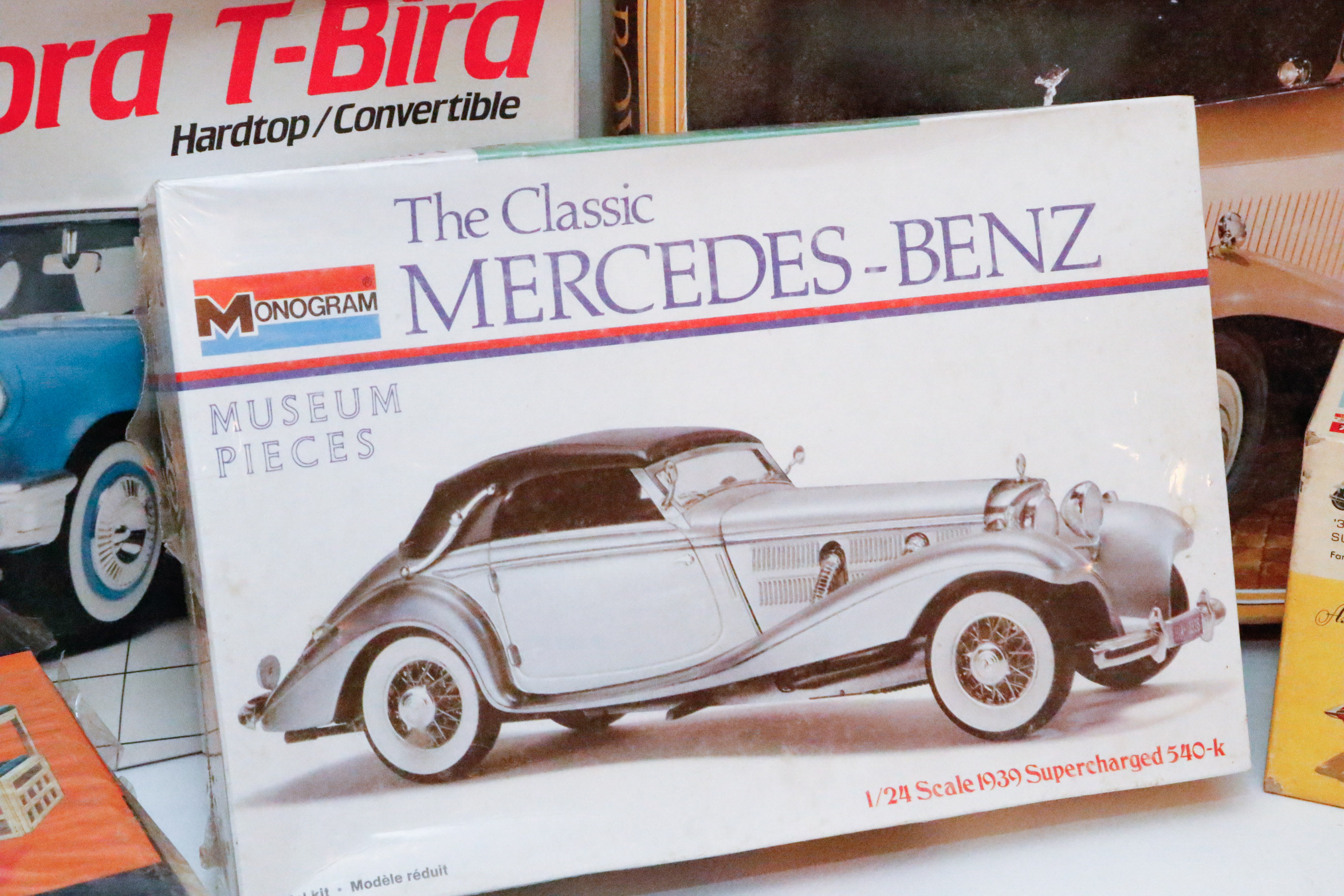 Collection of Unassembled Vintage Model Cars