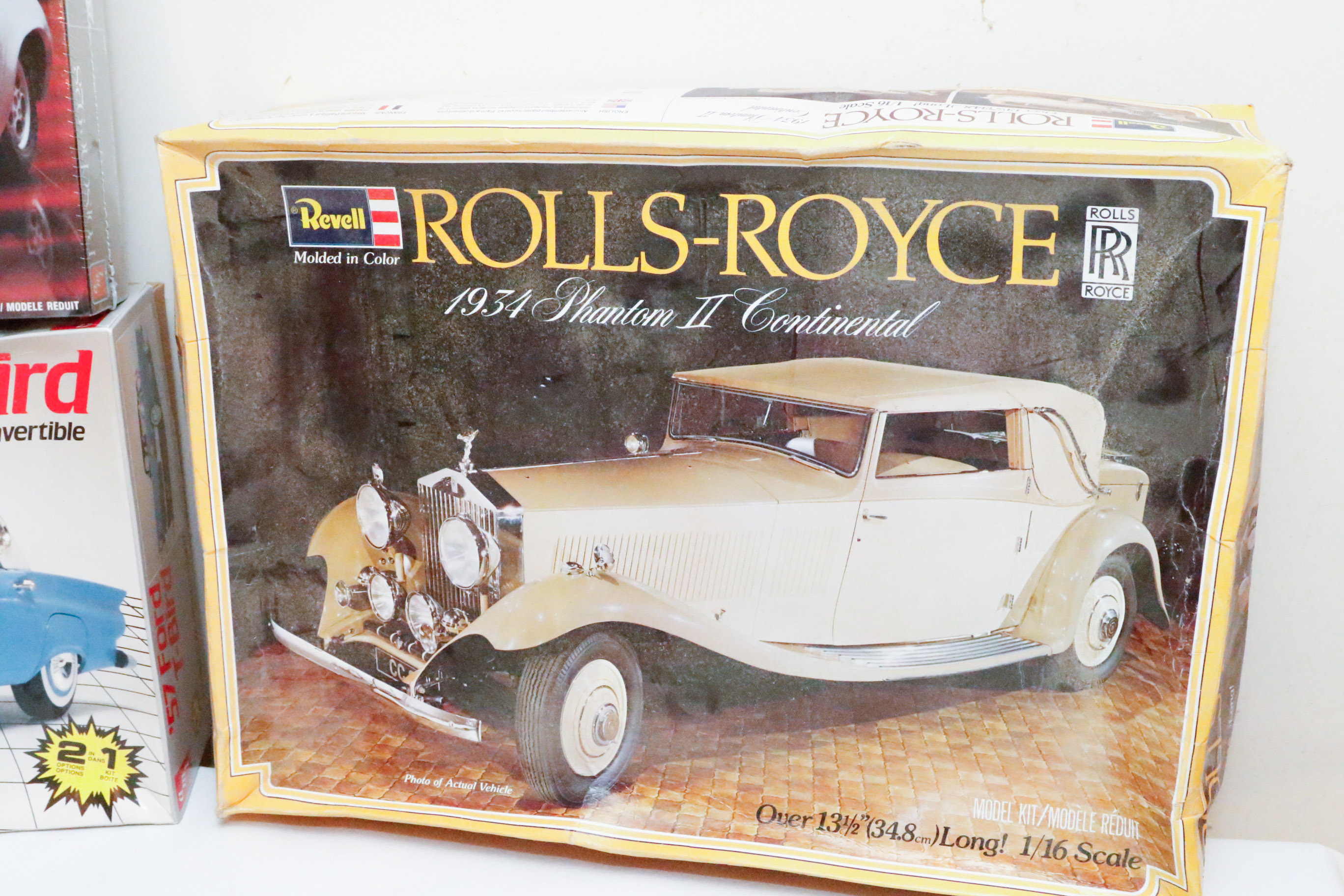 Collection of Unassembled Vintage Model Cars