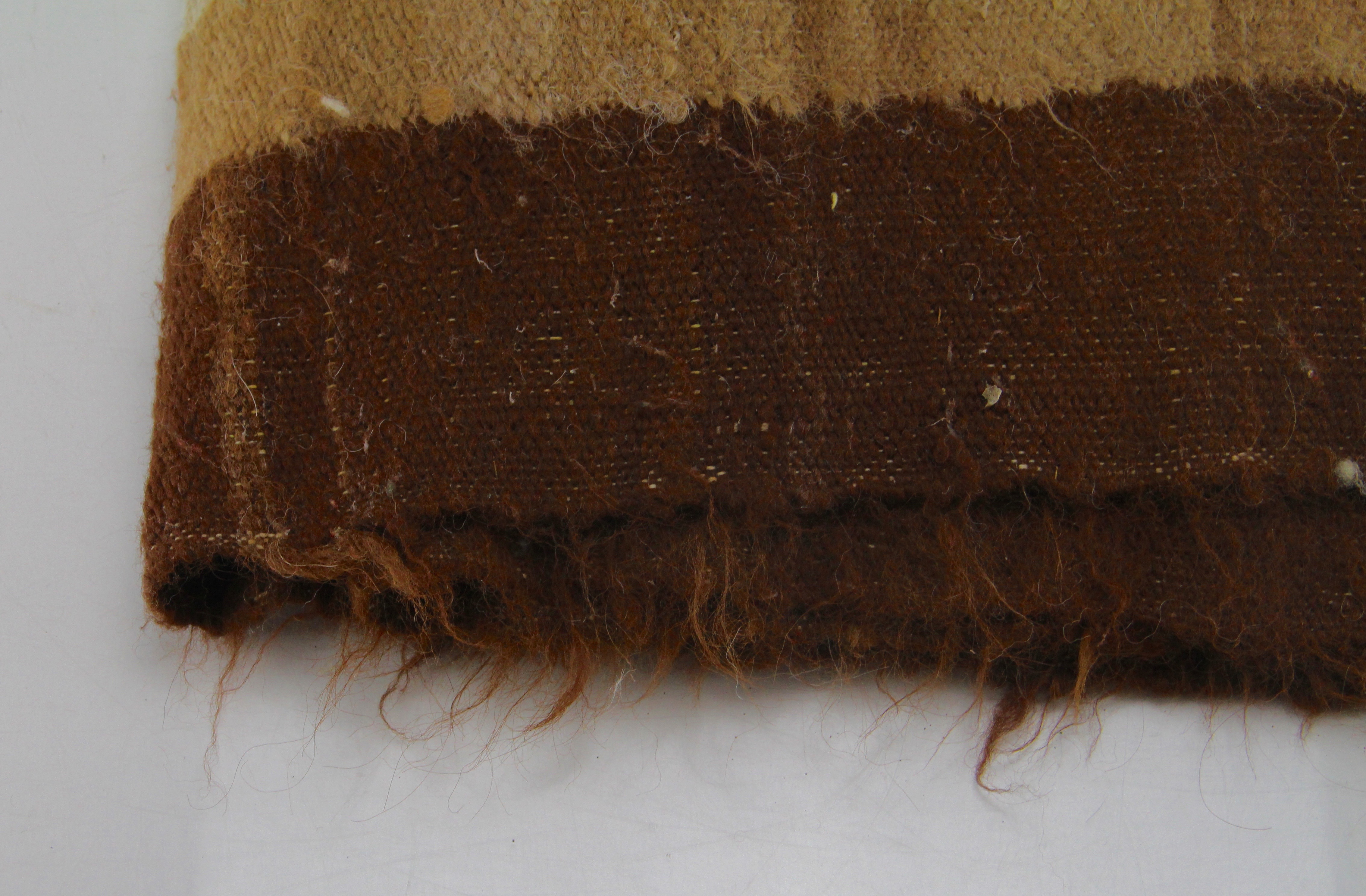 Peruvian Style Basket and Blanket With Nemadji Pottery