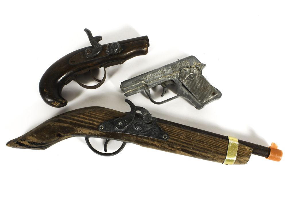 Three Vintage Toy Guns