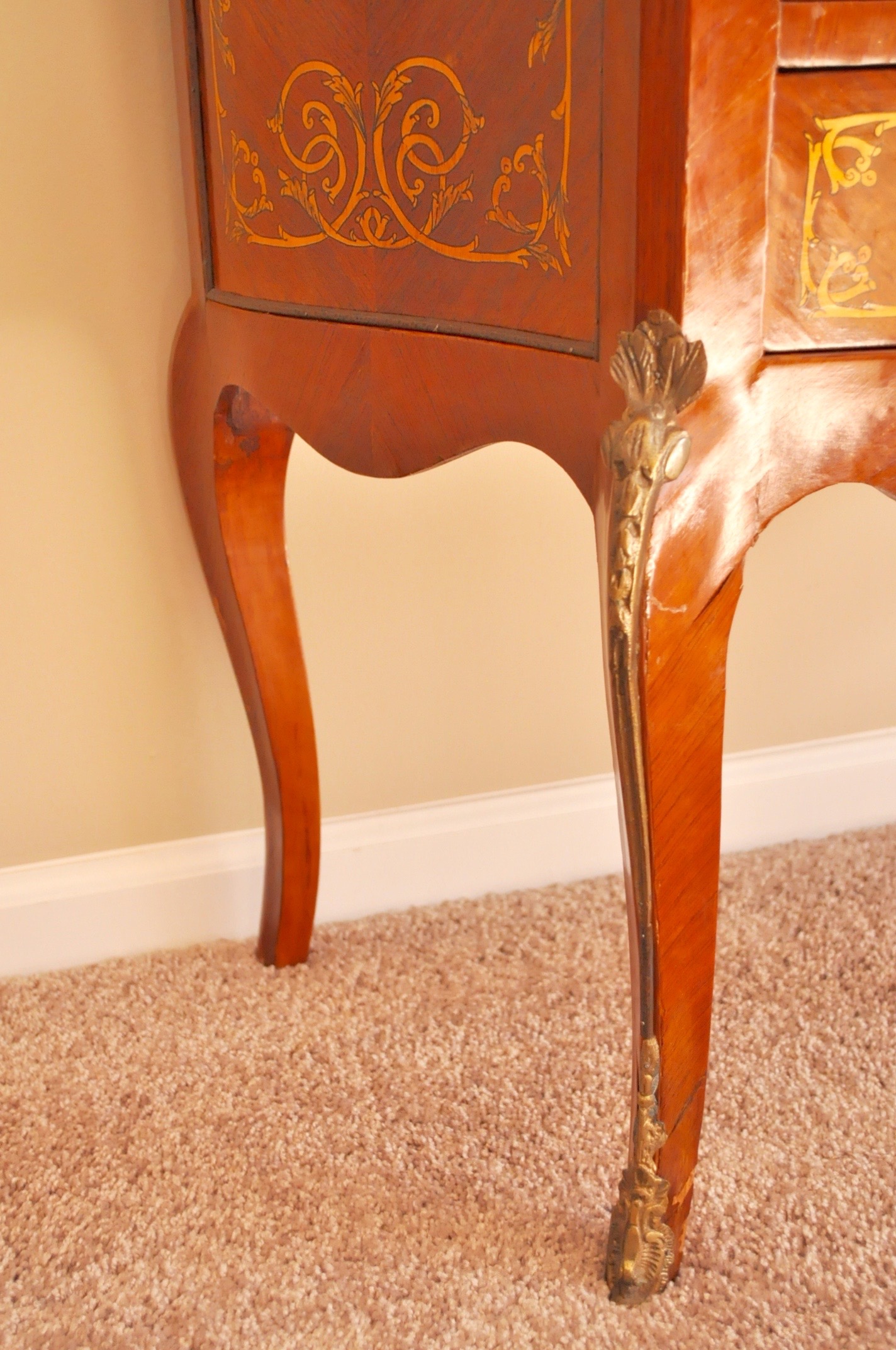 Louis XV Style Commode with Inlays
