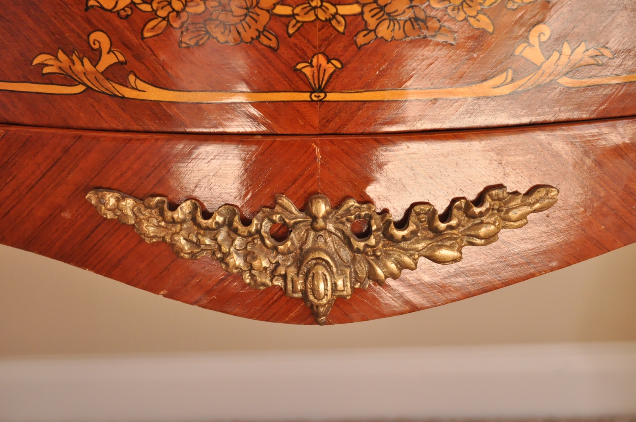 Louis XV Style Commode with Inlays