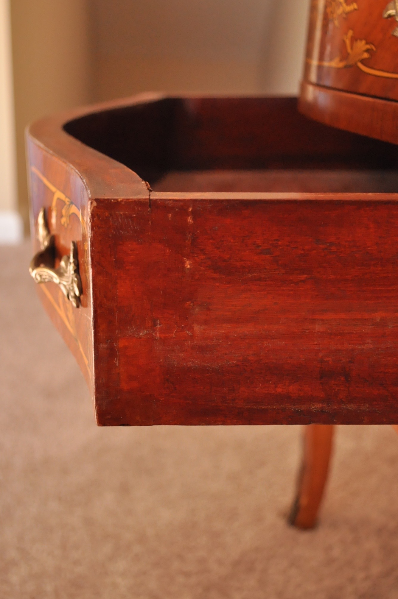 Louis XV Style Commode with Inlays