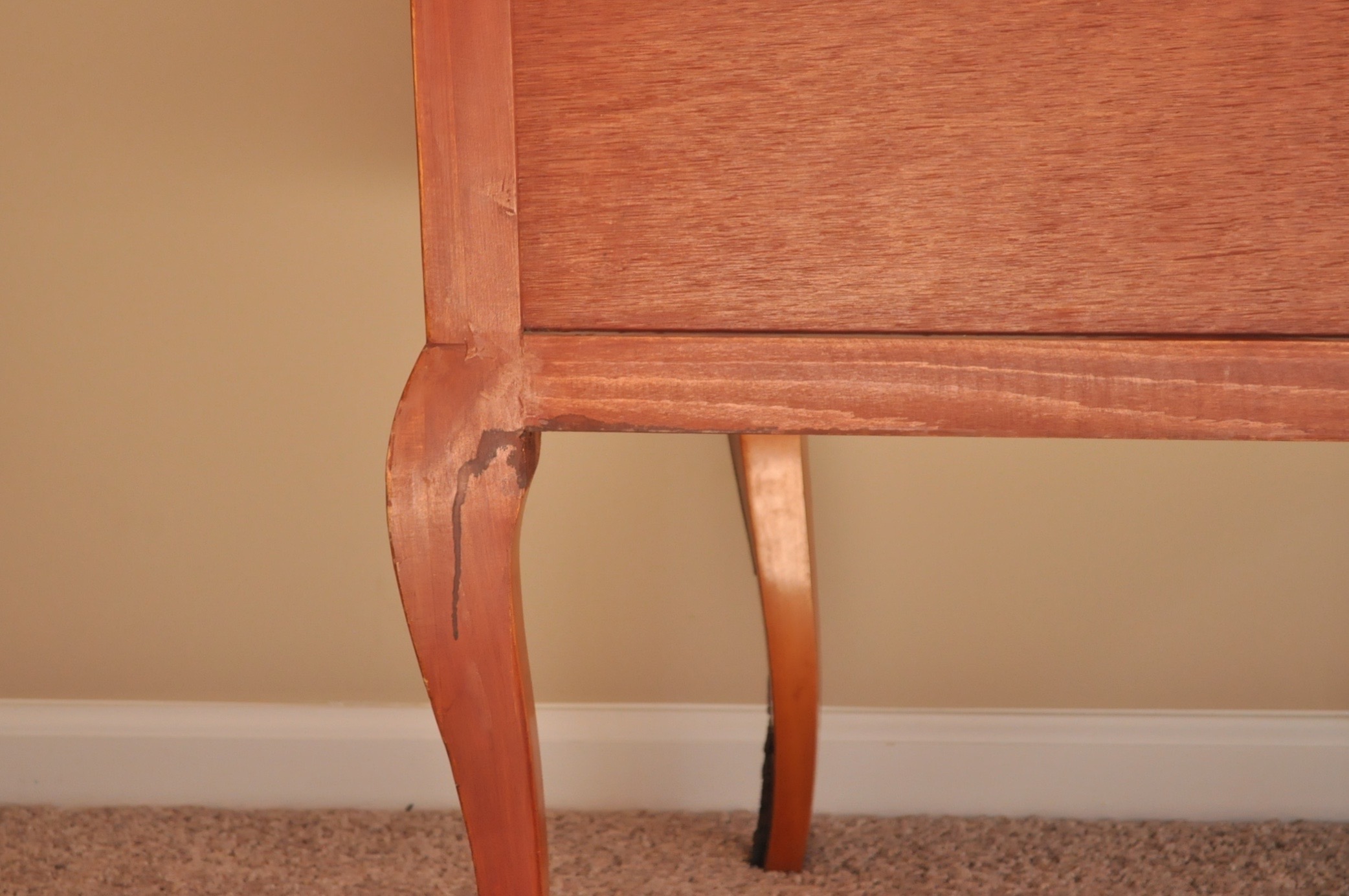 Louis XV Style Commode with Inlays