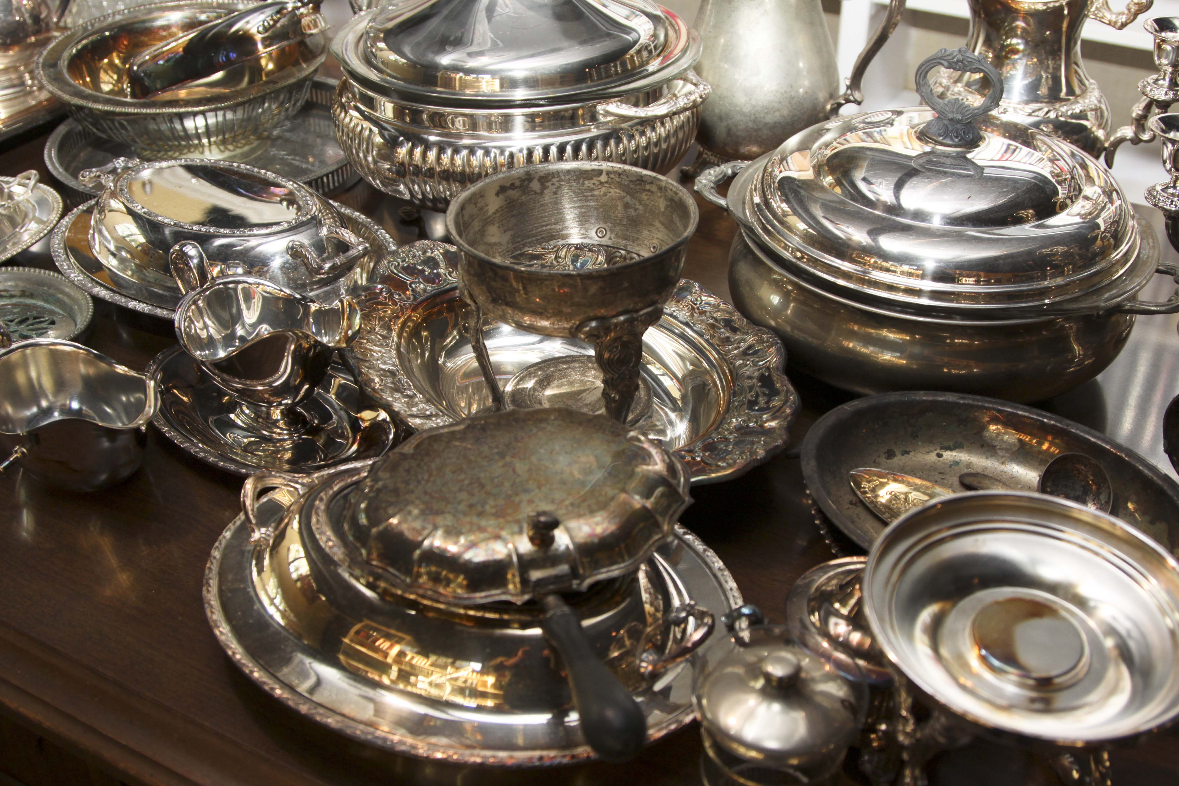 Collection of Silverplate Serving Pieces