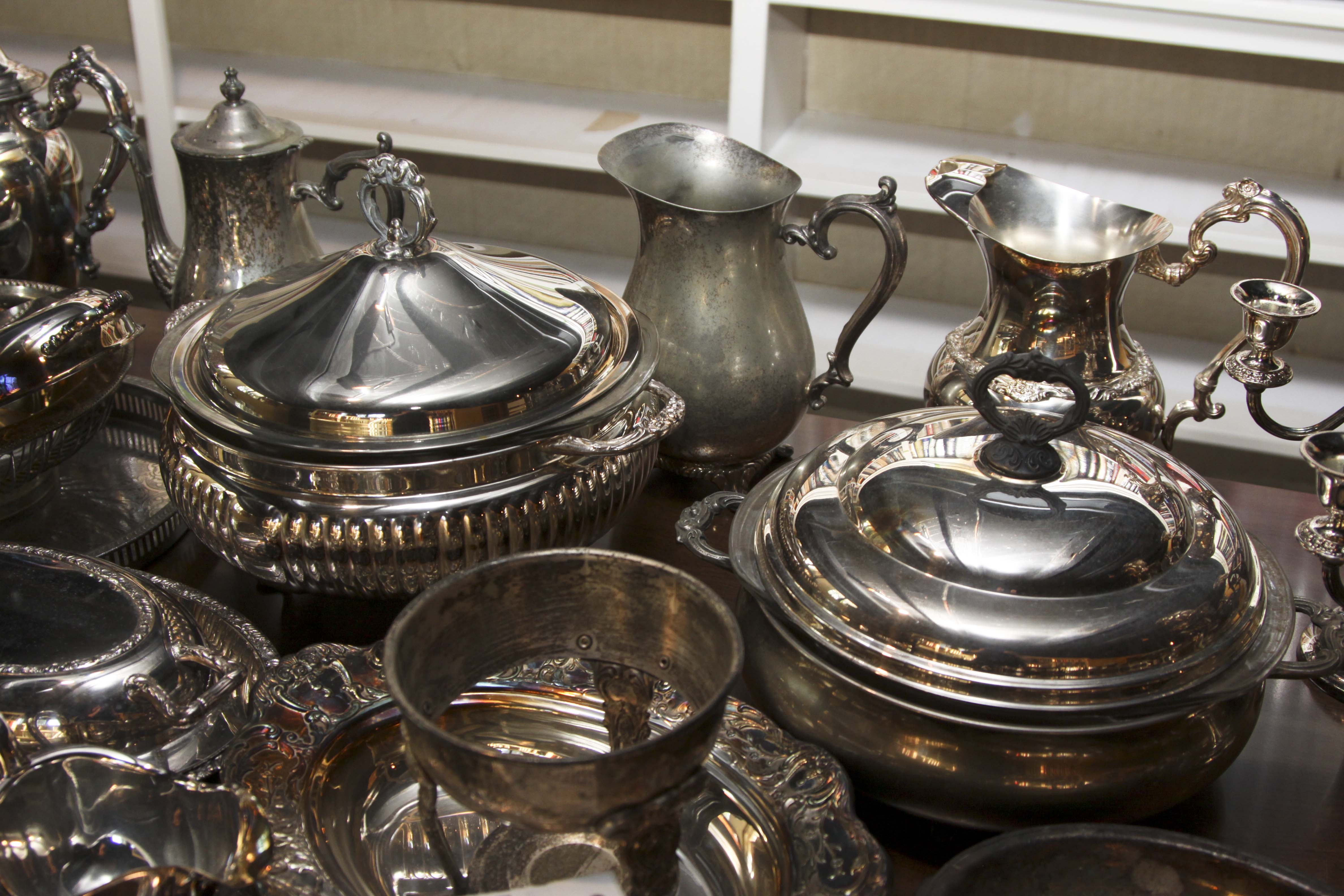Collection of Silverplate Serving Pieces