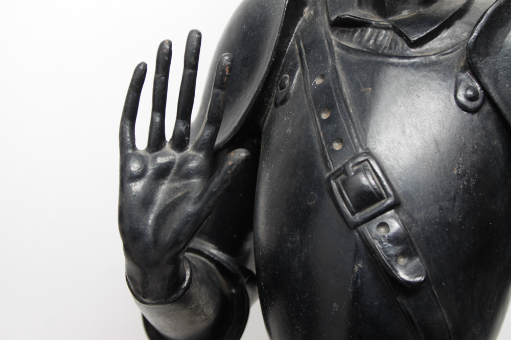 J. Gautier Cast Iron Statues of Don Quixote and Mephistopheles