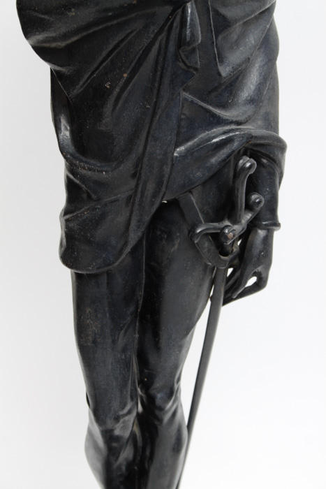 J. Gautier Cast Iron Statues of Don Quixote and Mephistopheles