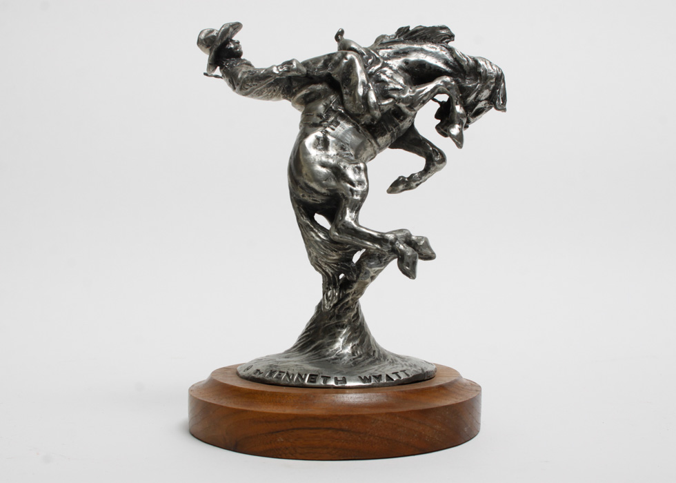 Kenneth Wyatt Signed and Numbered Pewter Sculpture