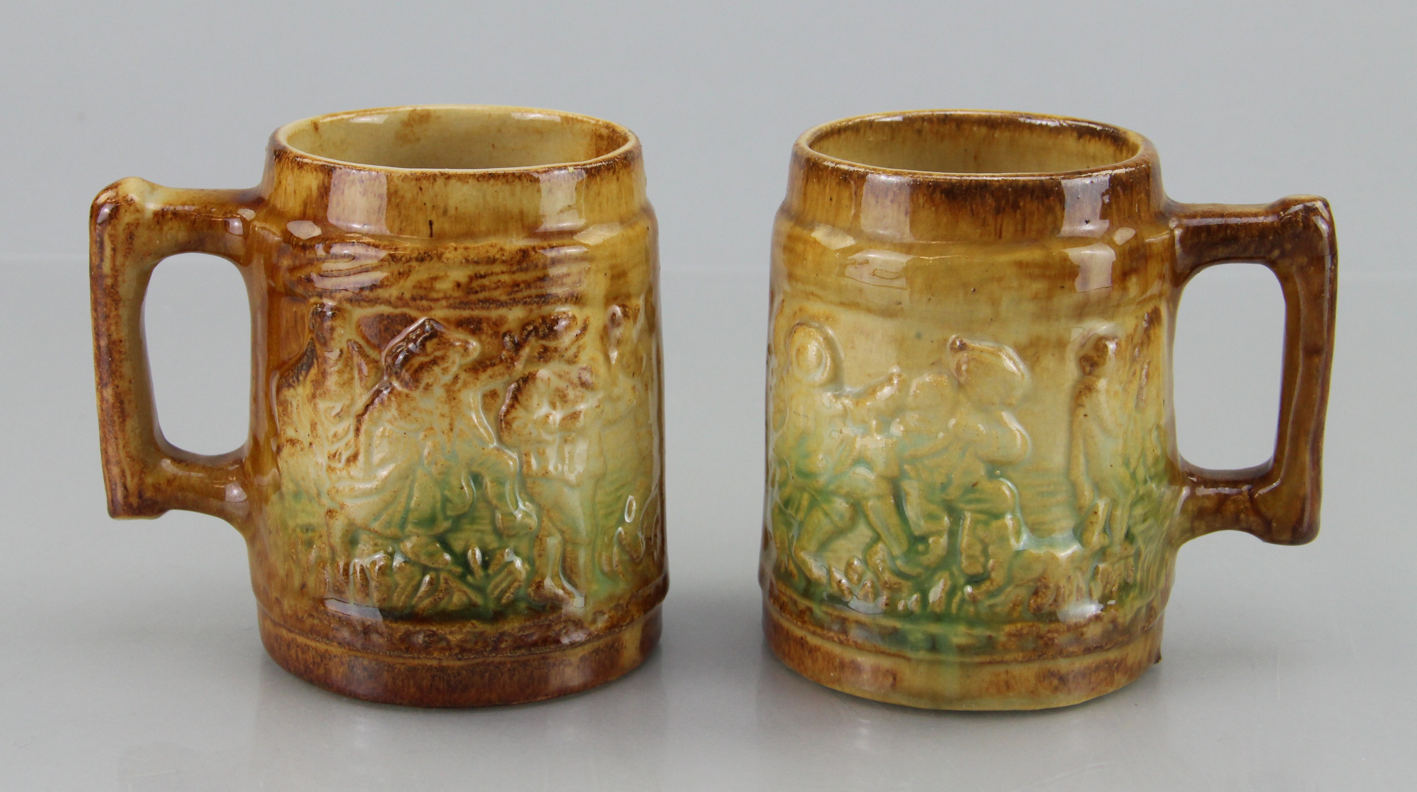 Vintage Brush Ware Pottery Set