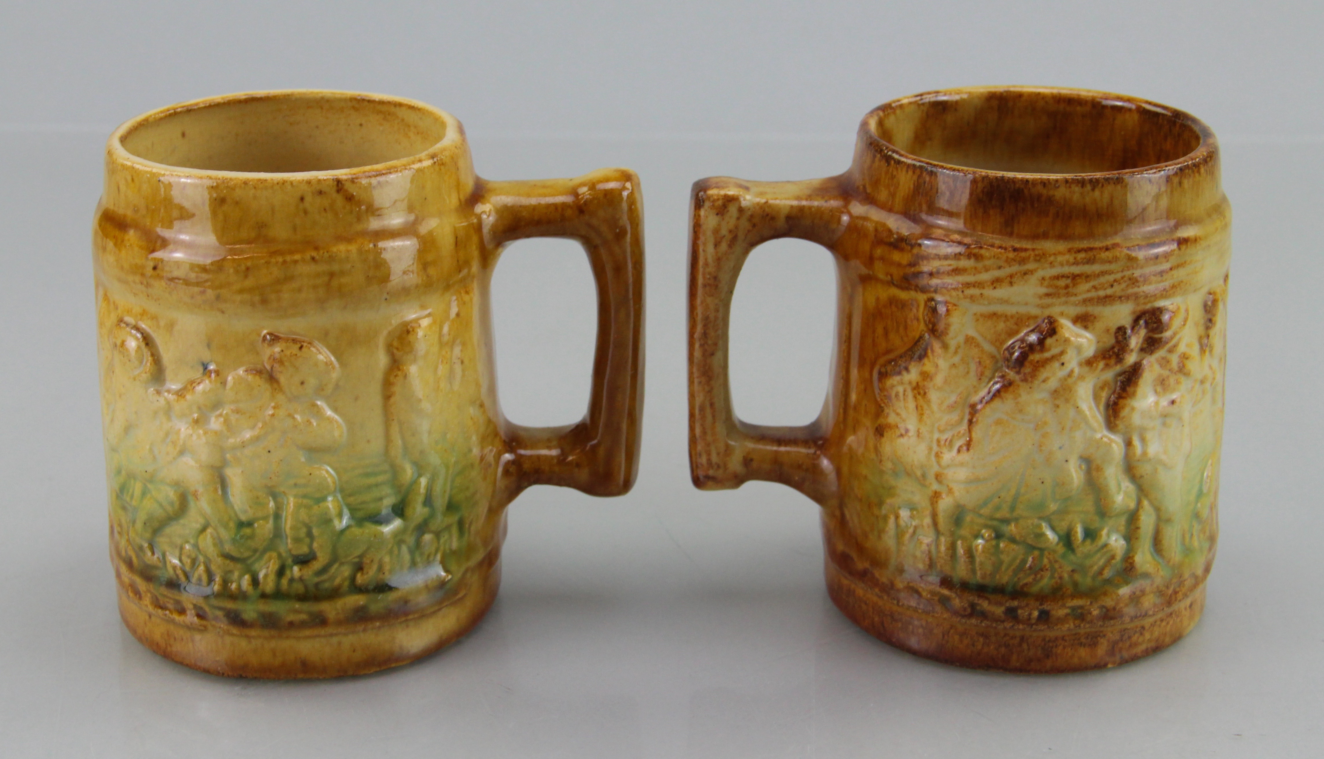 Vintage Brush Ware Pottery Set