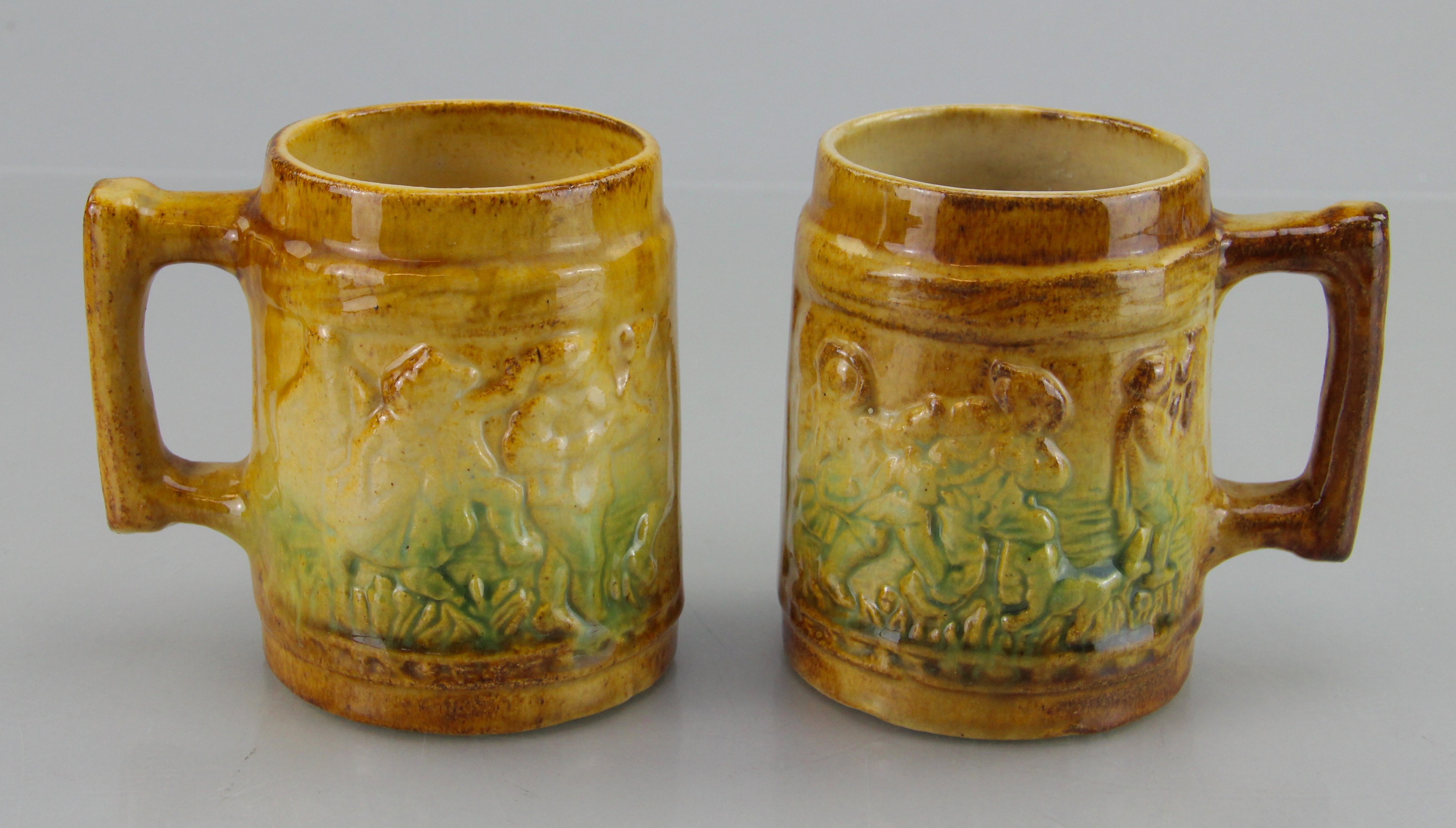 Vintage Brush Ware Pottery Set