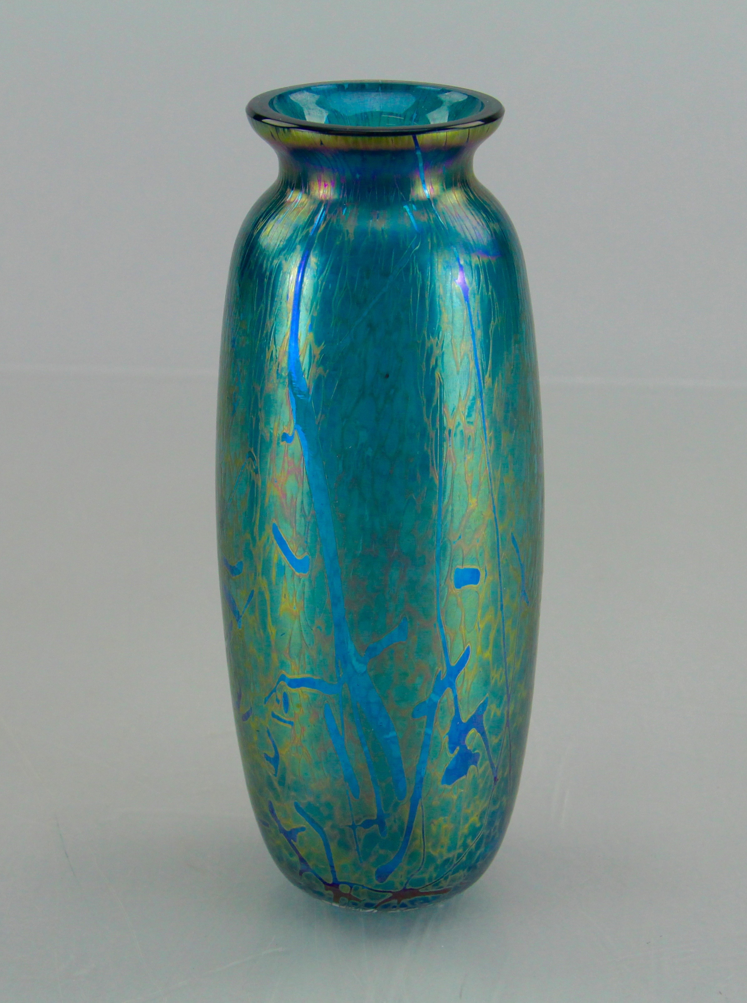 Pair of Hand Blown Luster Vases