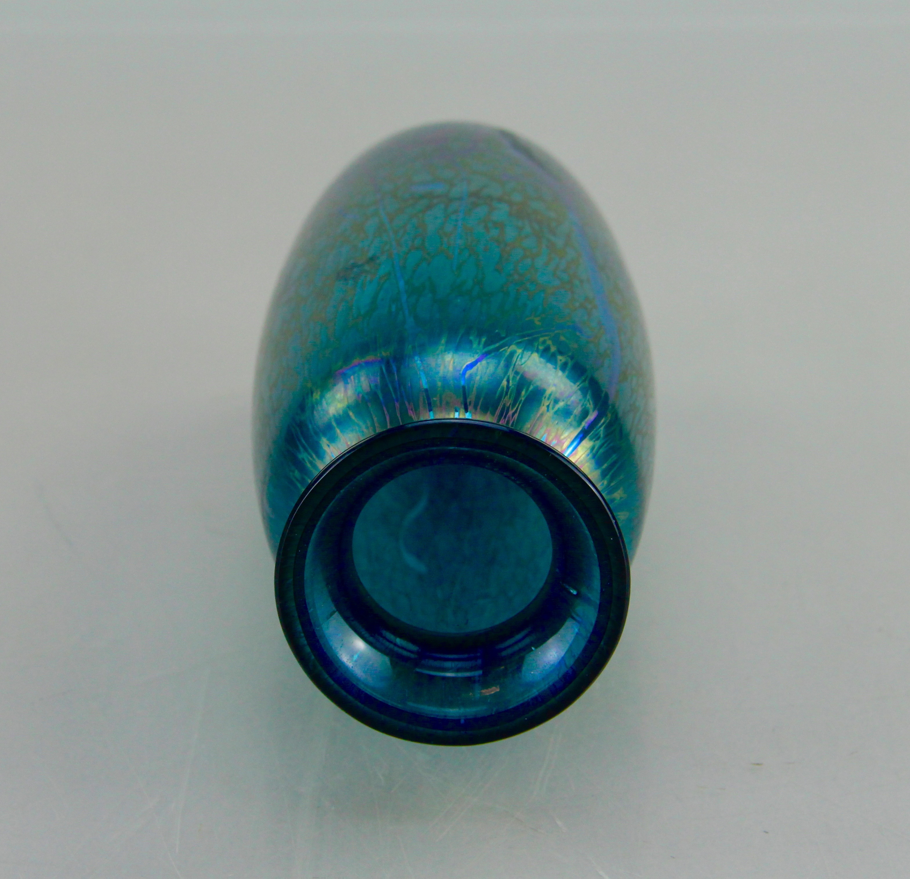 Pair of Hand Blown Luster Vases