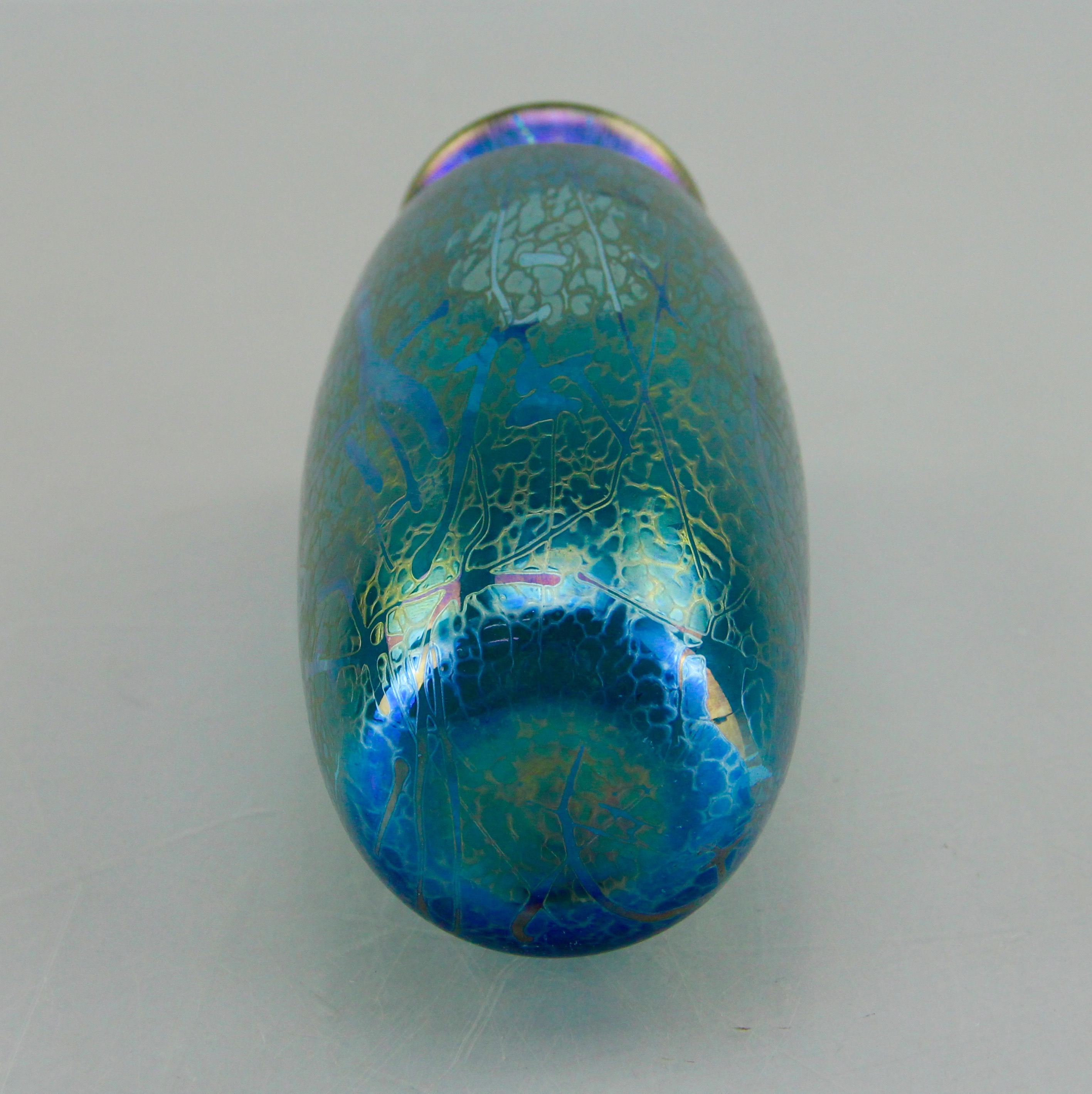 Pair of Hand Blown Luster Vases