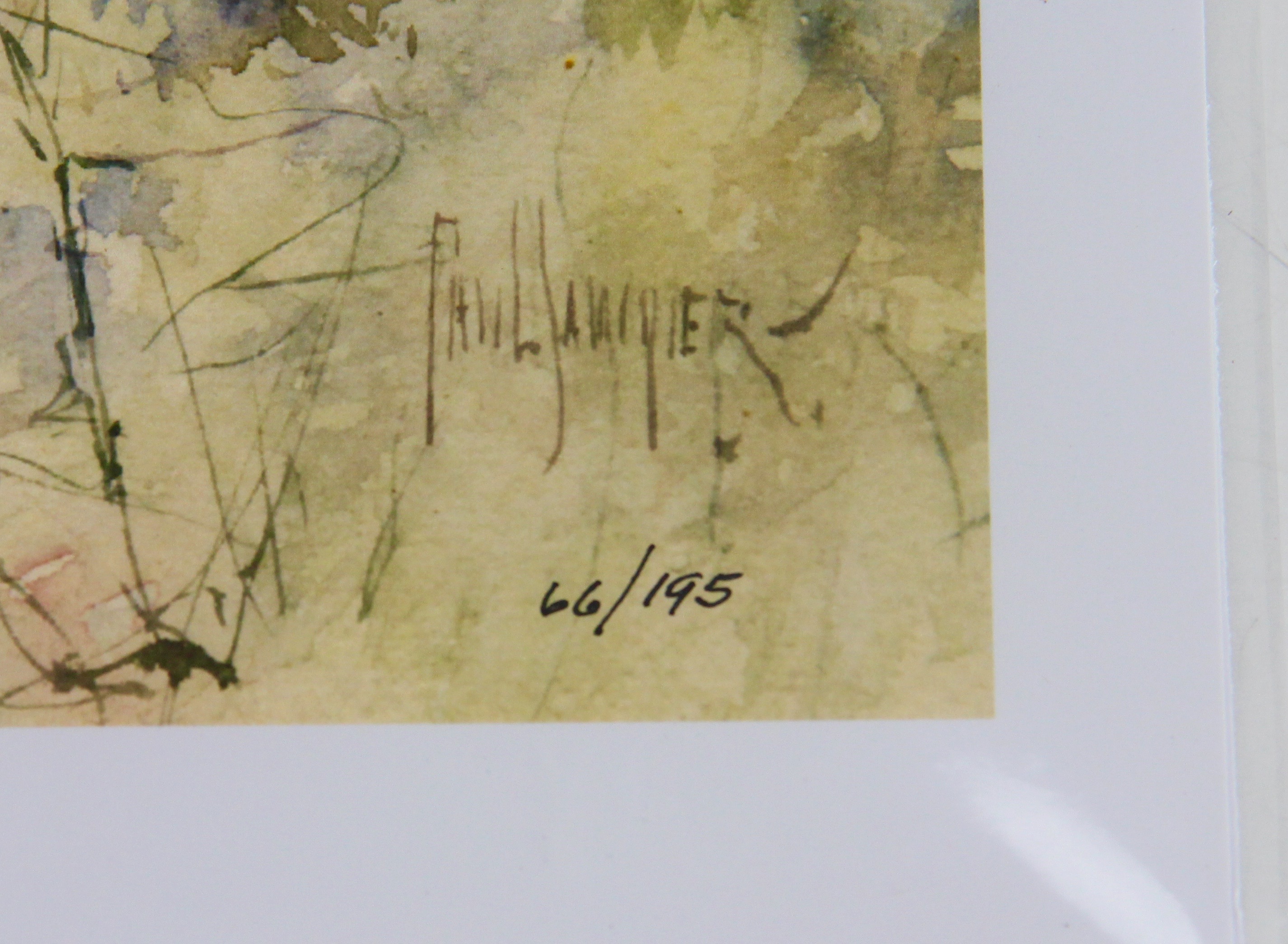 Paul Sawyier Offset Lithograph, "Path to Williams Hill"