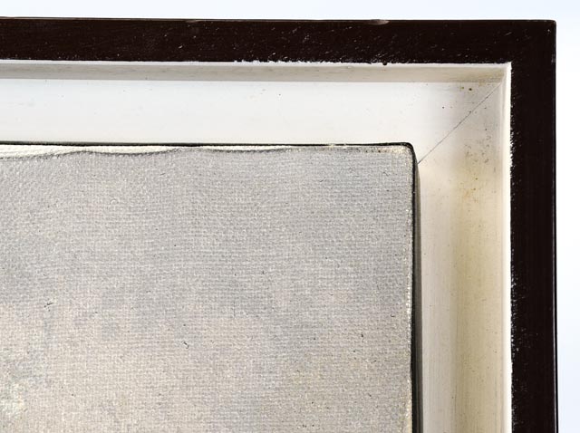 Mid Century Serigraph on Canvas by Dietrich Grunewald