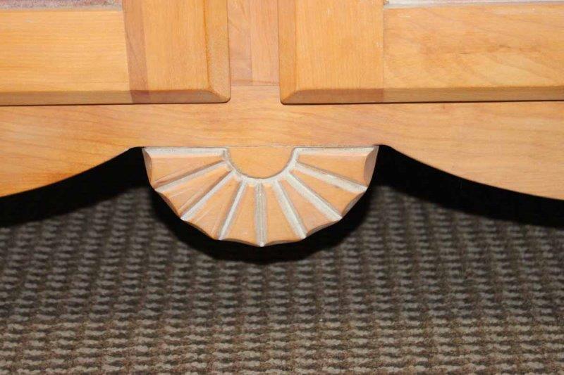 Small Hutch with Light Oak Finish