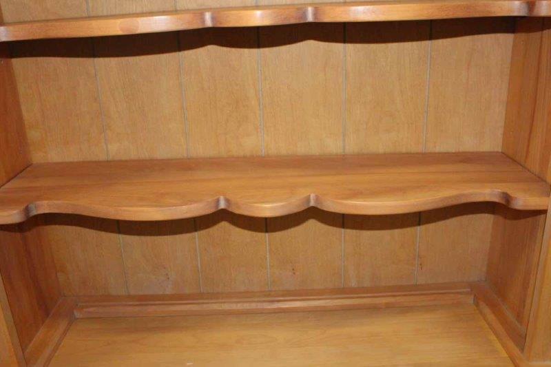 Small Hutch with Light Oak Finish