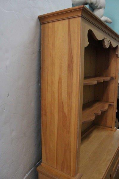 Small Hutch with Light Oak Finish