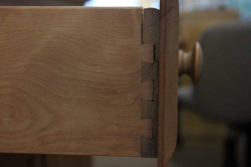 Small Hutch with Light Oak Finish