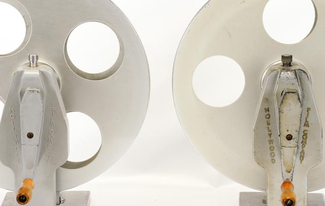 Pair of Hollywood Film Co Film Rewinders