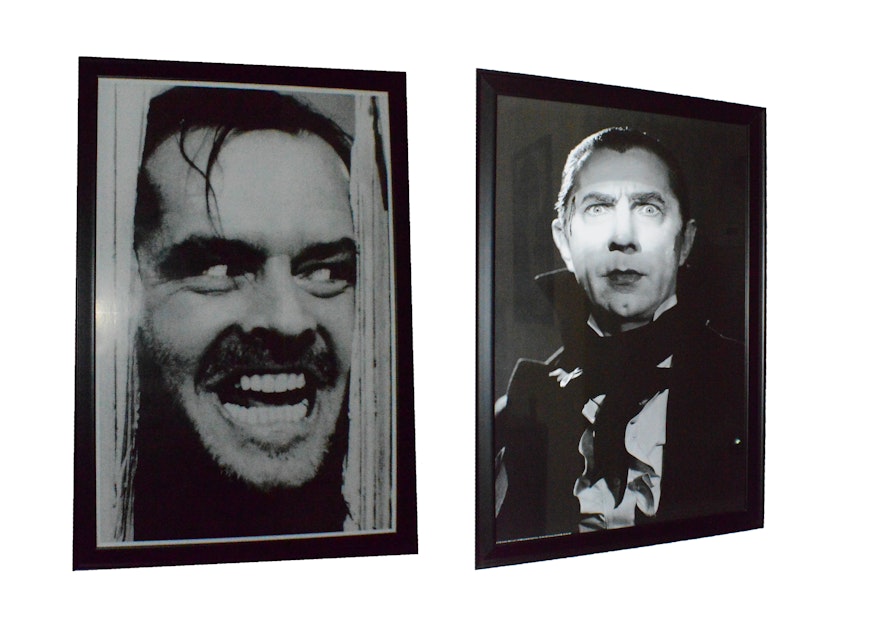 Framed Poster Prints of "Mark of the Vampire" and "The Shining"