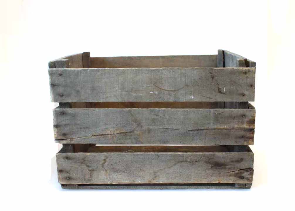 Trio of Vintage Wooden Crates