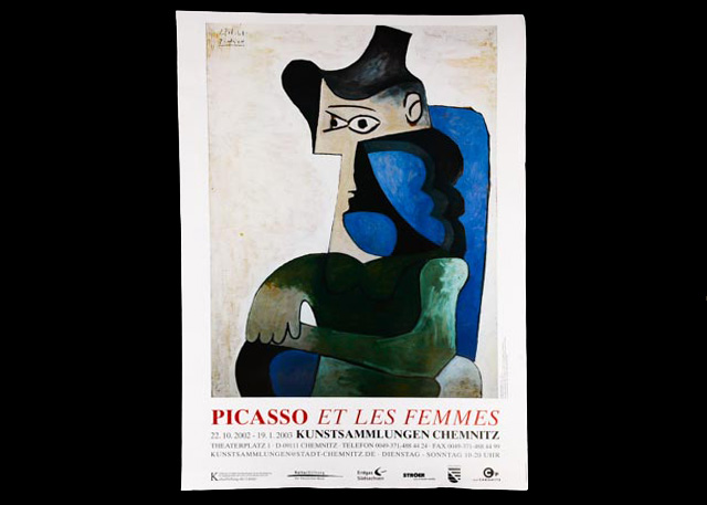 Picasso "Femme Assise Au Chapeau" Art Poster