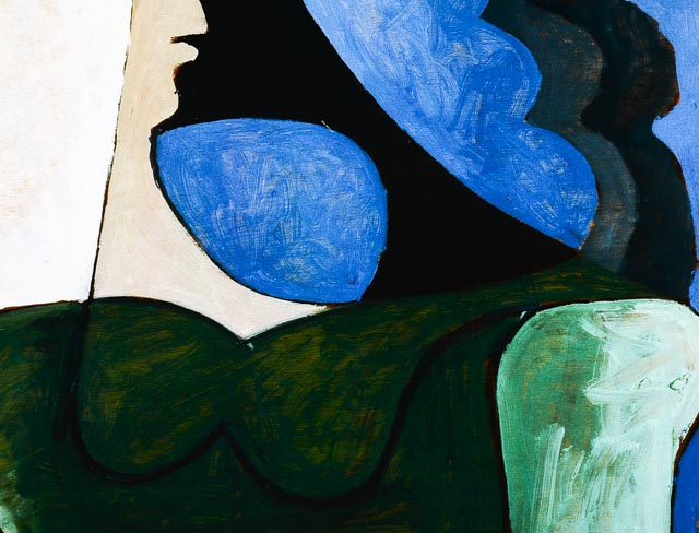 Picasso "Femme Assise Au Chapeau" Art Poster