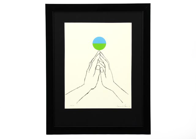 Bernard Stone Lithograph of Hands