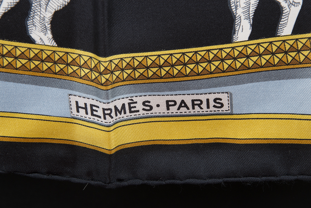 Vintage Hermes "Grand Apparat" Scarf